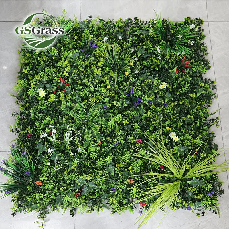 Discount New Design 100*100cm Artificial Plant Wall Home Garden Decoration