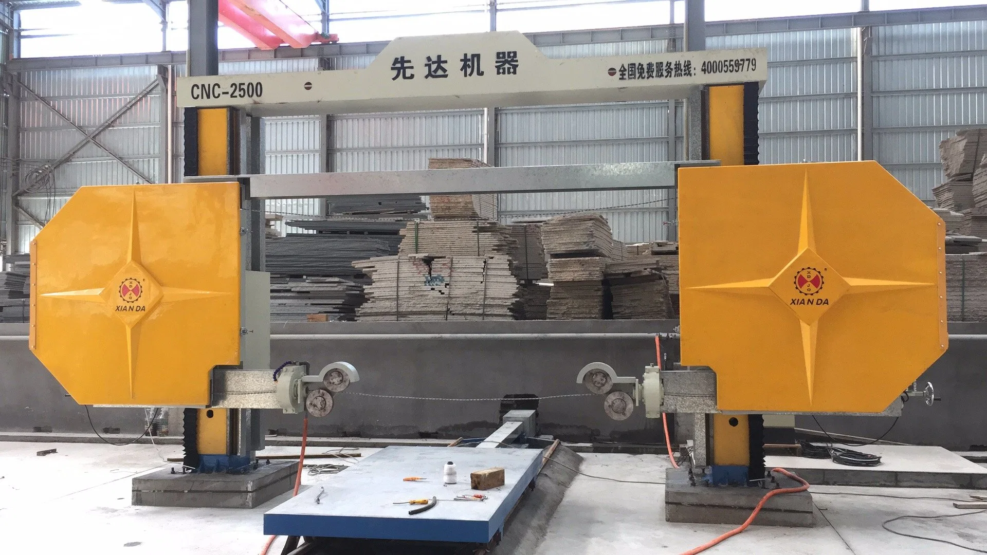 Diamond Wire Saw Machine Granite Marble Stone Cutting Machine CNC-2500