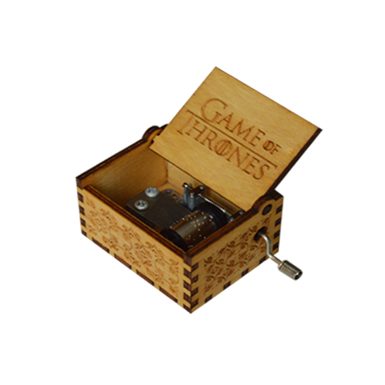 Mini Promotion Wooden Music Box Elegant Musical Box for Christmas Customized