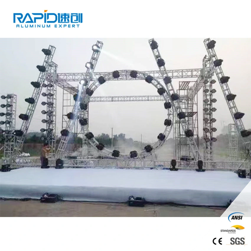 Lighting Aluminum Frame Stage LED Display Modular Truss System for Exhibition Event