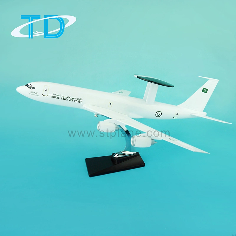 Caza de Boeing B707 La fuerza aérea saudita Modelo de resina