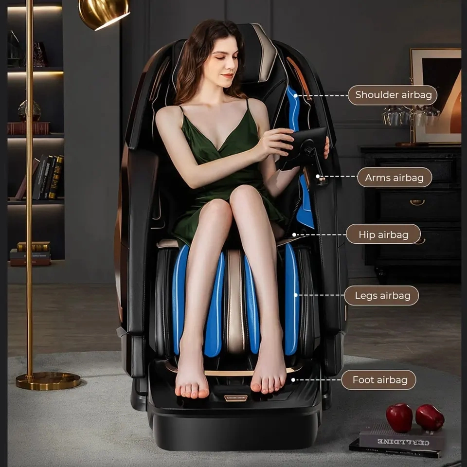 Massage de chaise Morningstar chauffé Shiatsu Full Body bon marché 4D massage Prix de la chaise