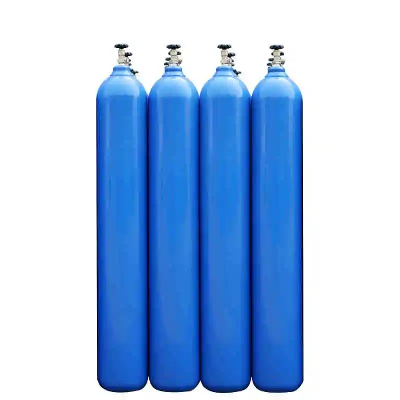 High Pressure Nitrogen Aluminum Gas Bottles Nitrogen Gas