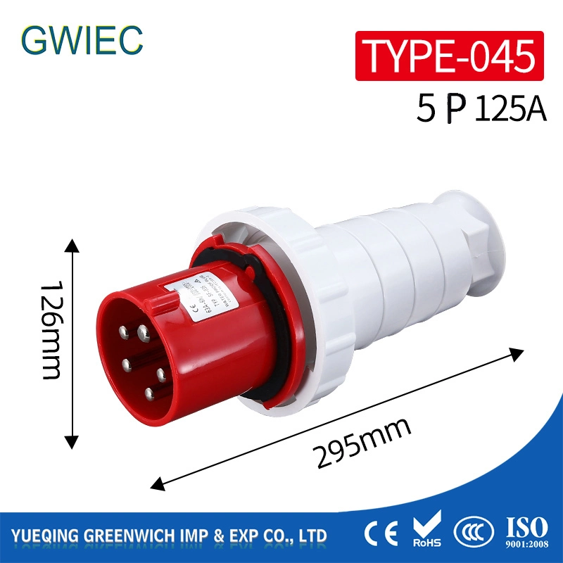 Industrial Electrical Gwiec Wenzhou, Zhejiang, China Male Female Socket 32AMP Plug