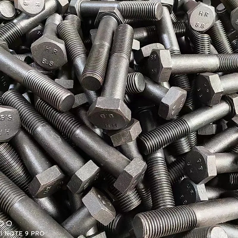 Carbon Steel Hex Flange Bolt DIN 931 DIN 933 High Strength Bolts