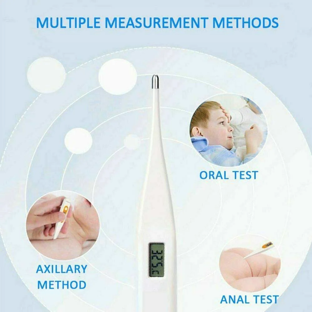 CE LCD-Hintergrundbeleuchtung Display Digitale Achselhöhlen Mund Infrarot-Thermometer in Bestand