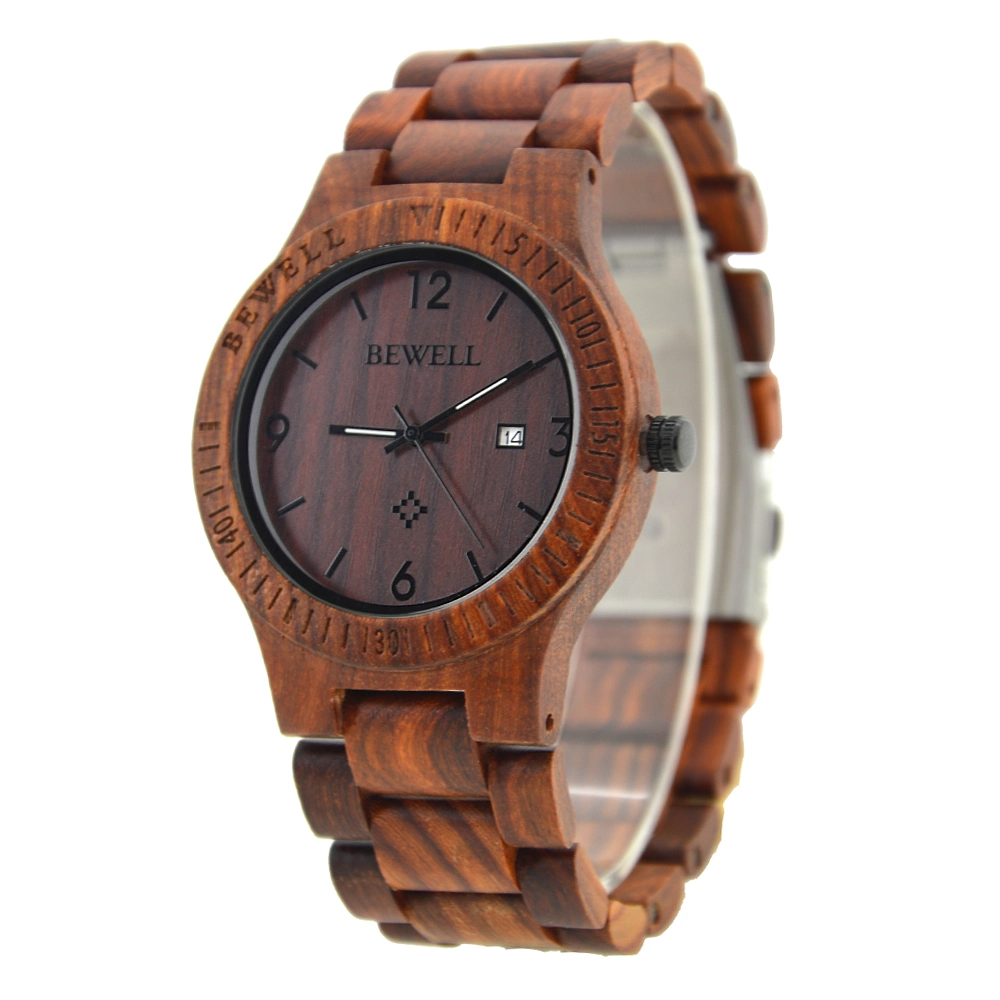 Free Add Custom Logo Wooden Wrist Watch for Promotion Gift