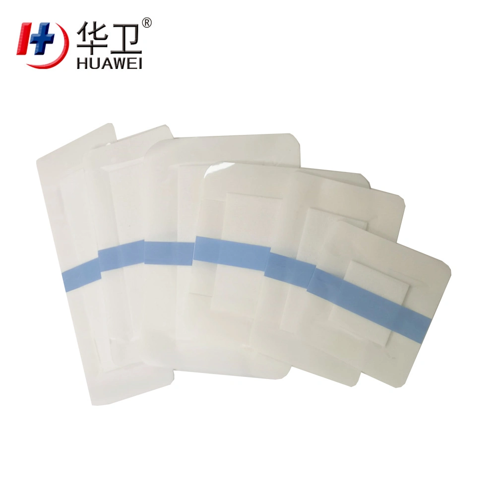 Medical Transparent Wound Dressing Island Type with Absorbent Pad China Manufacturer