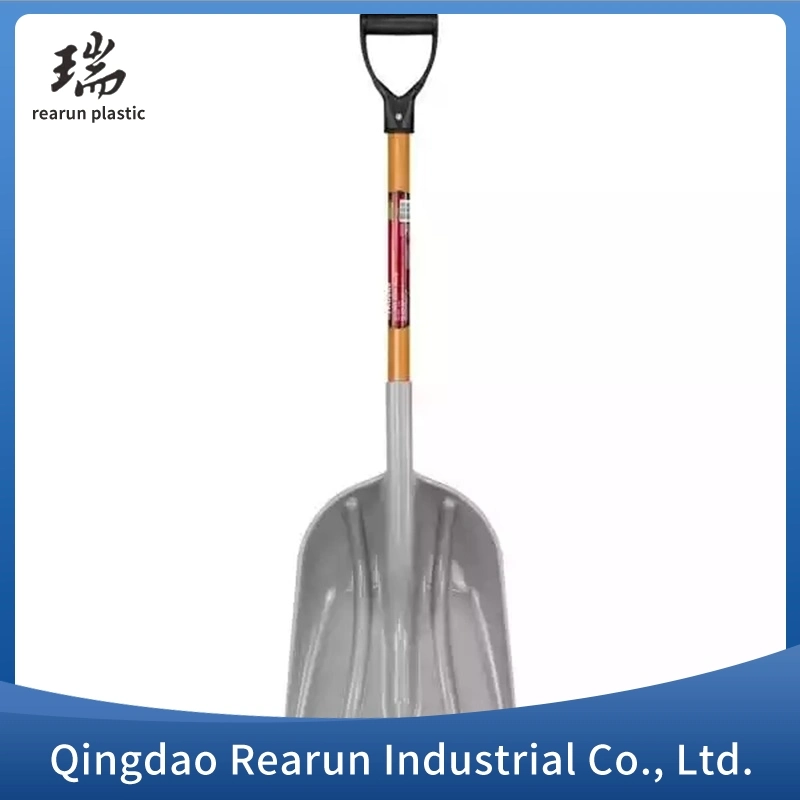 Plastic Snow Shovel Multifunctional Farming Spade with Long Wooden Fiberglass Handleinch Multicolor Heated Snow Shovel Weekly New