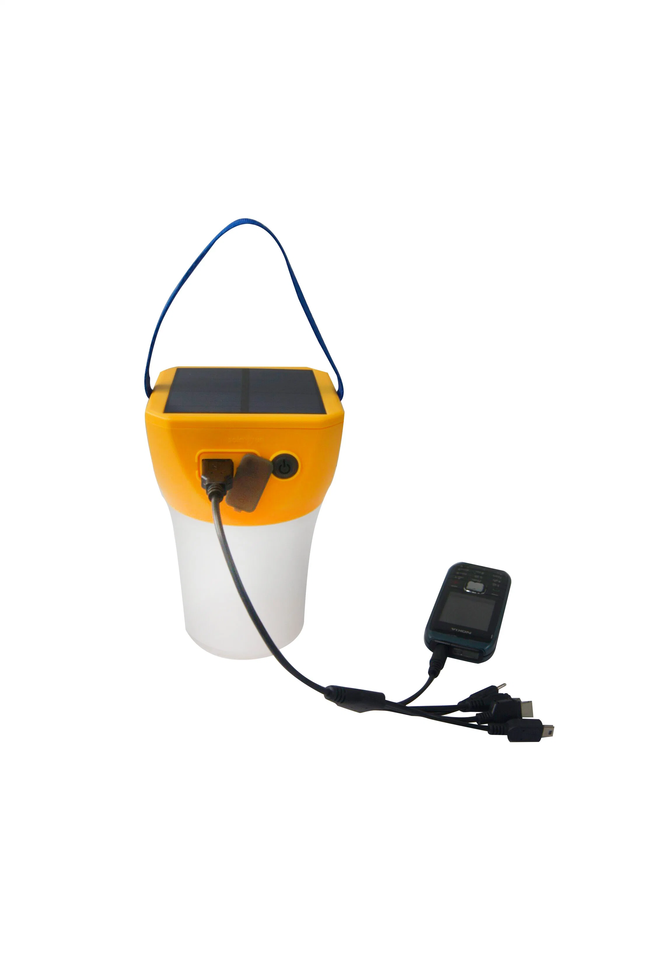 Portable Solar Lamp with 1W/5V Solar Panel System and Torch Reading Light Phone Charger for Indoor and Outdoor Lighting