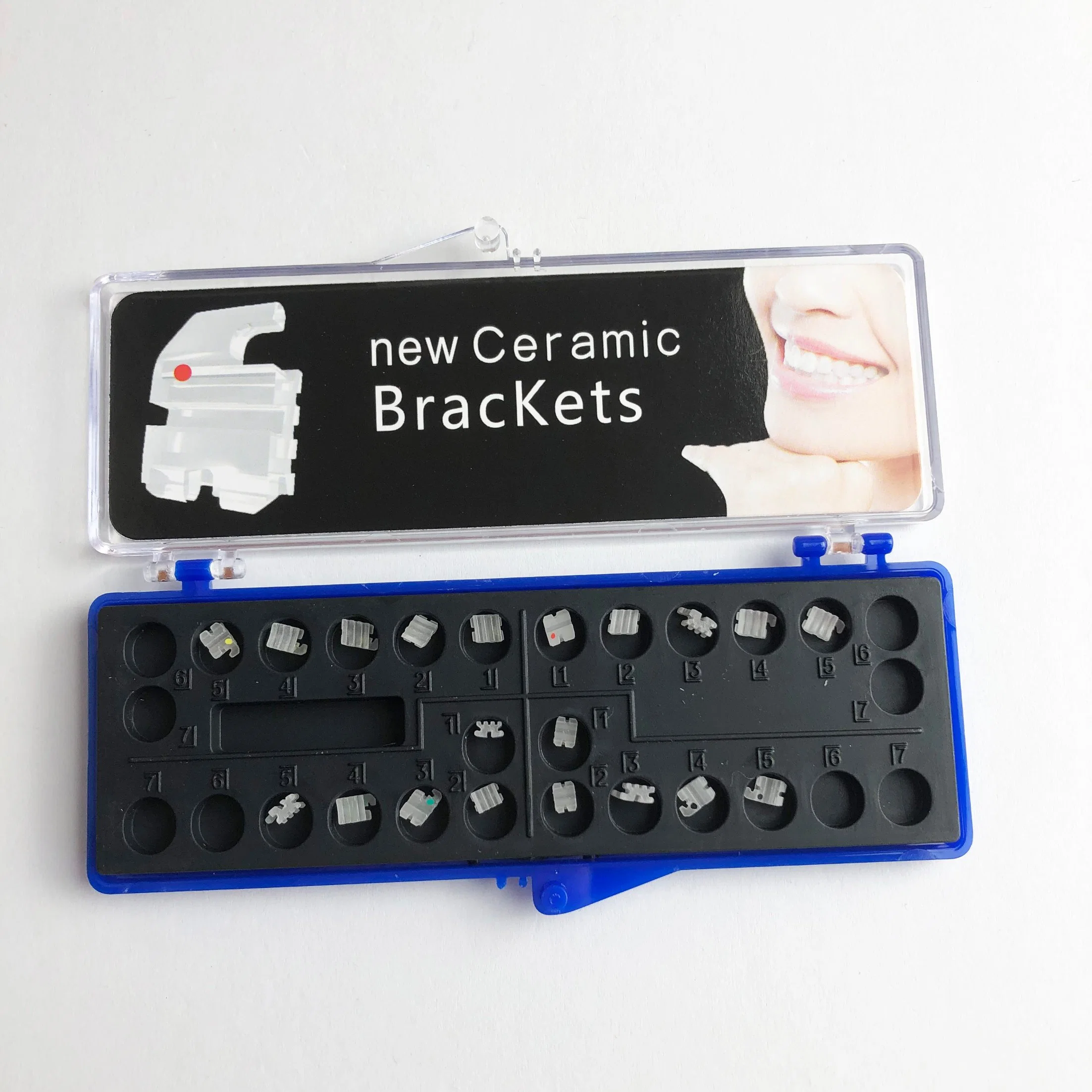 Box Package Various Dental Roth Mbt Orthodontic Ceramic Brackets