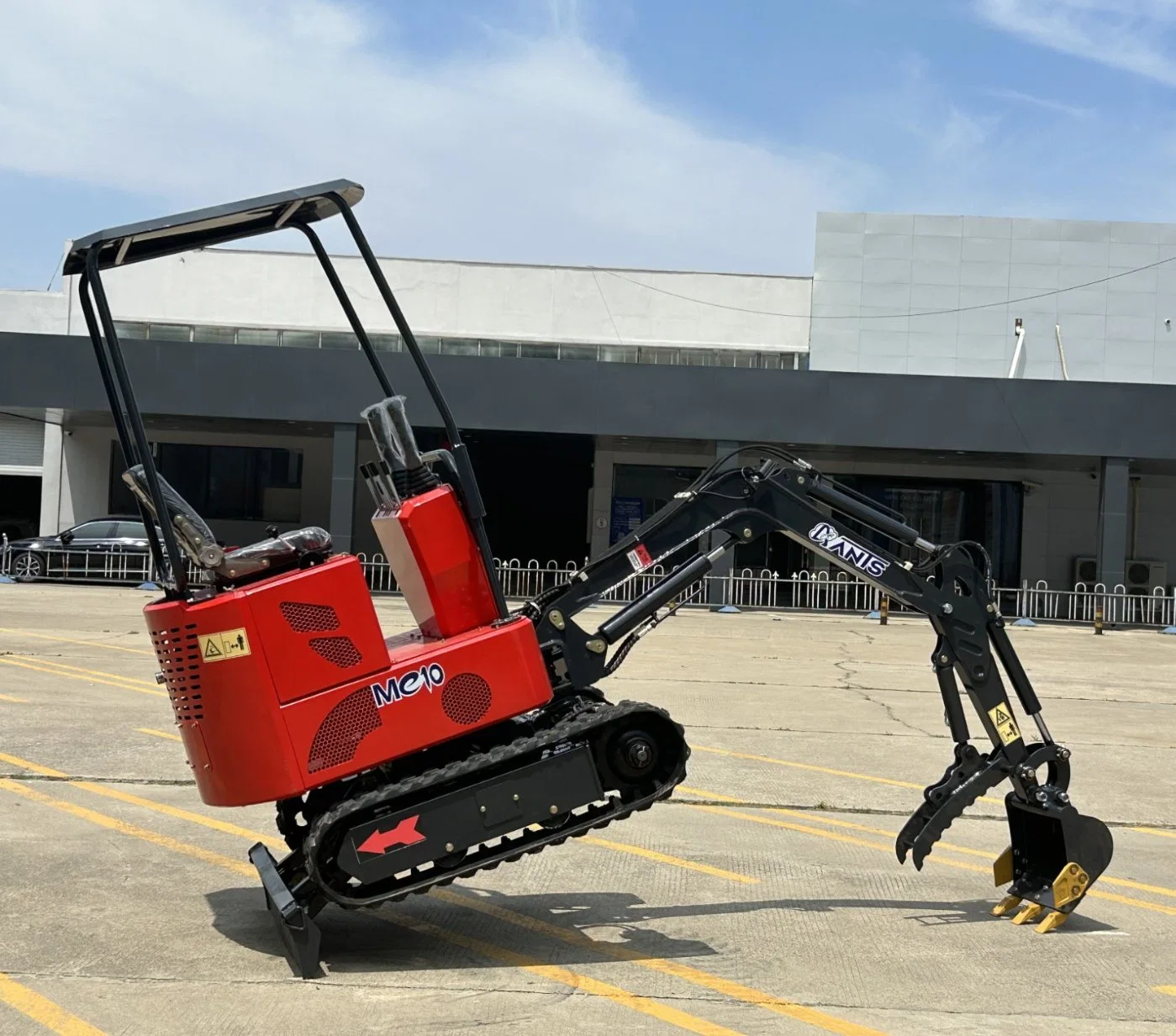 Mejor Venta de alta eficiencia de 800kg 0.8ton 1ton sobre orugas hidráulica tipo Digger CE Mini Excavadora