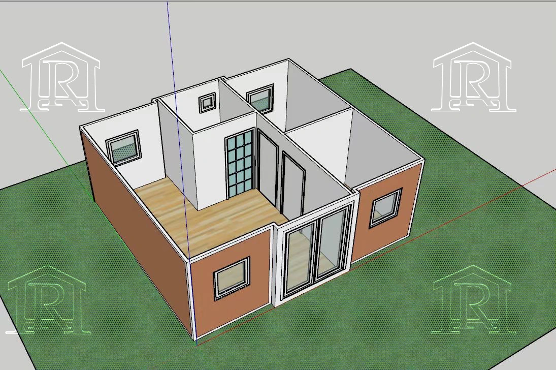 Großhandel/Lieferant Maßgeschneiderte Low Cost Suriname Passive Positive Solar Prefab Erweiterbar Haus