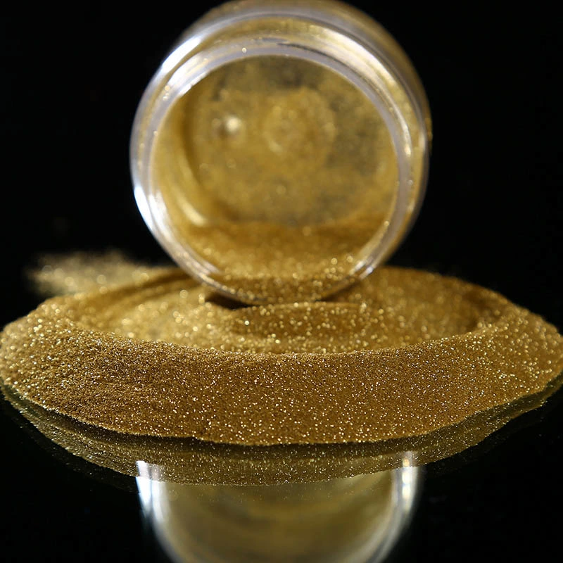 Golden Glitter Powder Used for Clothing