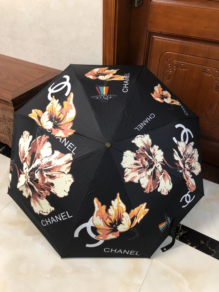 Répondre à l'eau de fleurs de changement de couleur tendance de l'impression de la magie des parapluies de pluie 3 UV parapluie de pliage pour les femmes Designer