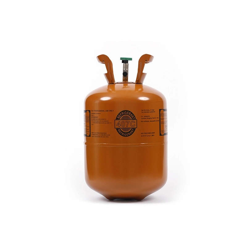 99.9% High Purity Refrigerant Gas 13.6kg 30lbs R407c Gas