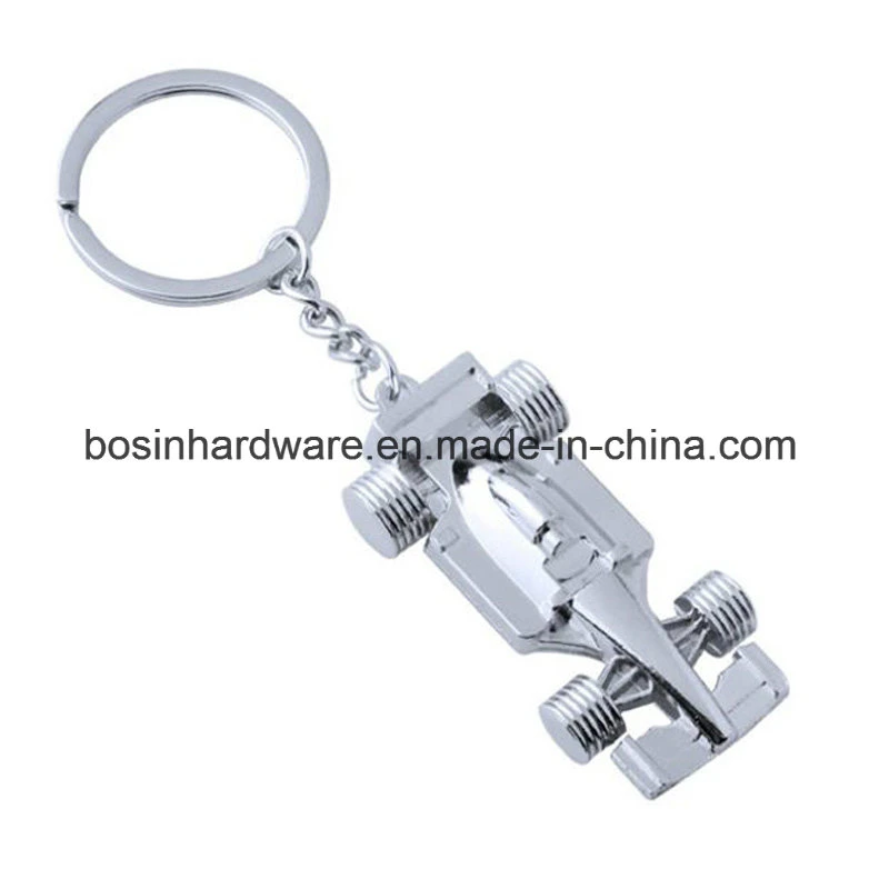 Metal F1 Racing Car Keychain