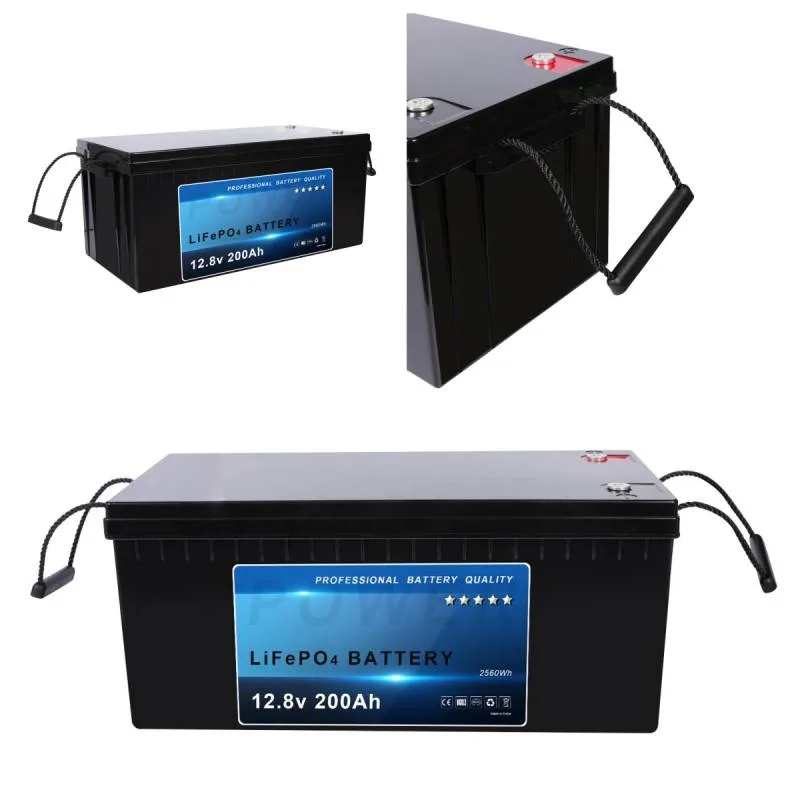 Großhandel/Lieferantspreis LiFePO4 Batterie 12V 200Ah Lithium-Batterie mit Bluetooth