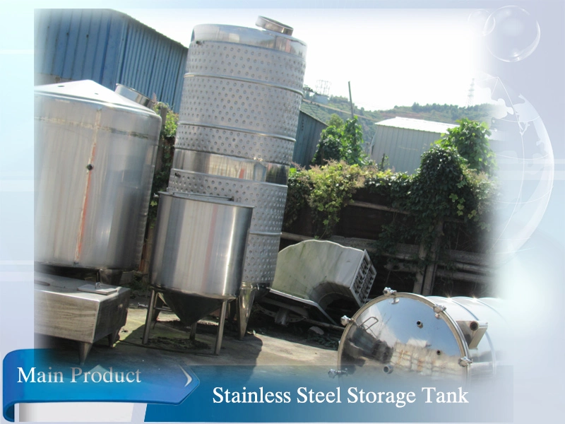 1000L Stainless Steel Storage Tank for Milk and Juice Storage