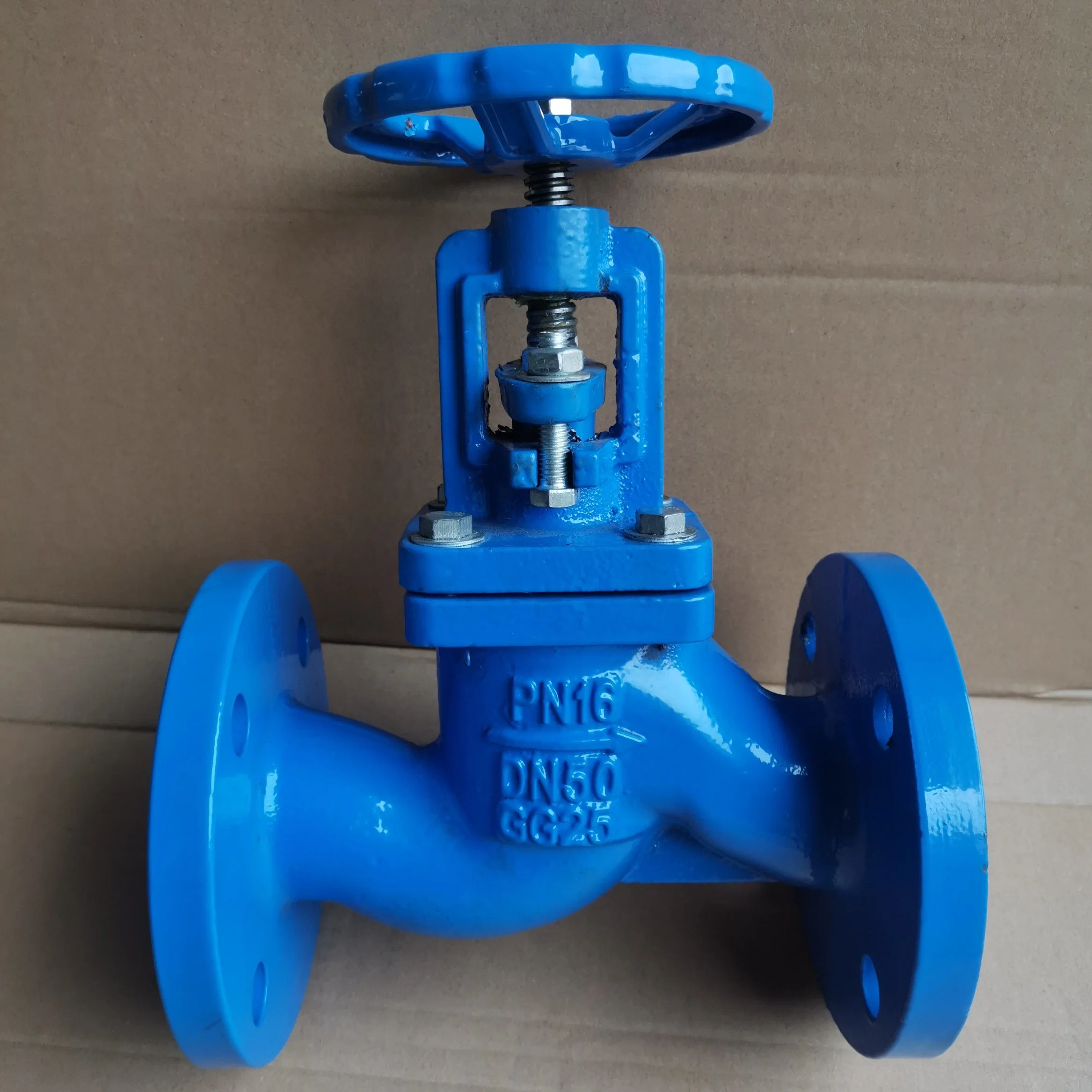 Pn10 Inch Globe Control Valve Price Water Oil and Gas Processing in All Indusstrials Cast Iron Bellows Globe Valve