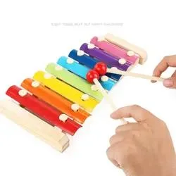 Frame Style Xylophone Funny Toys Wooden Musical Instrument Educational Toy for Kids