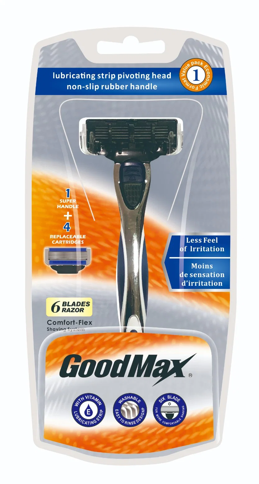 Washable Cartridge System Razor Shaving Bade