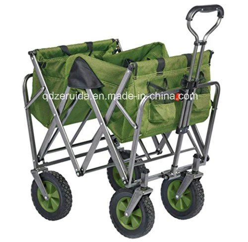 The Mac Sports Folding Utility Wagon in Green/ Folding Cart