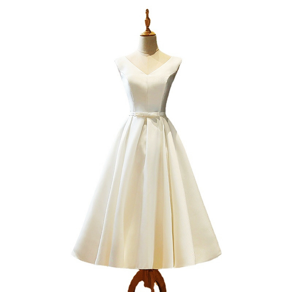 Bride&prime; S Toast Dress Fluffy Skirt Banquet Evening Dress
