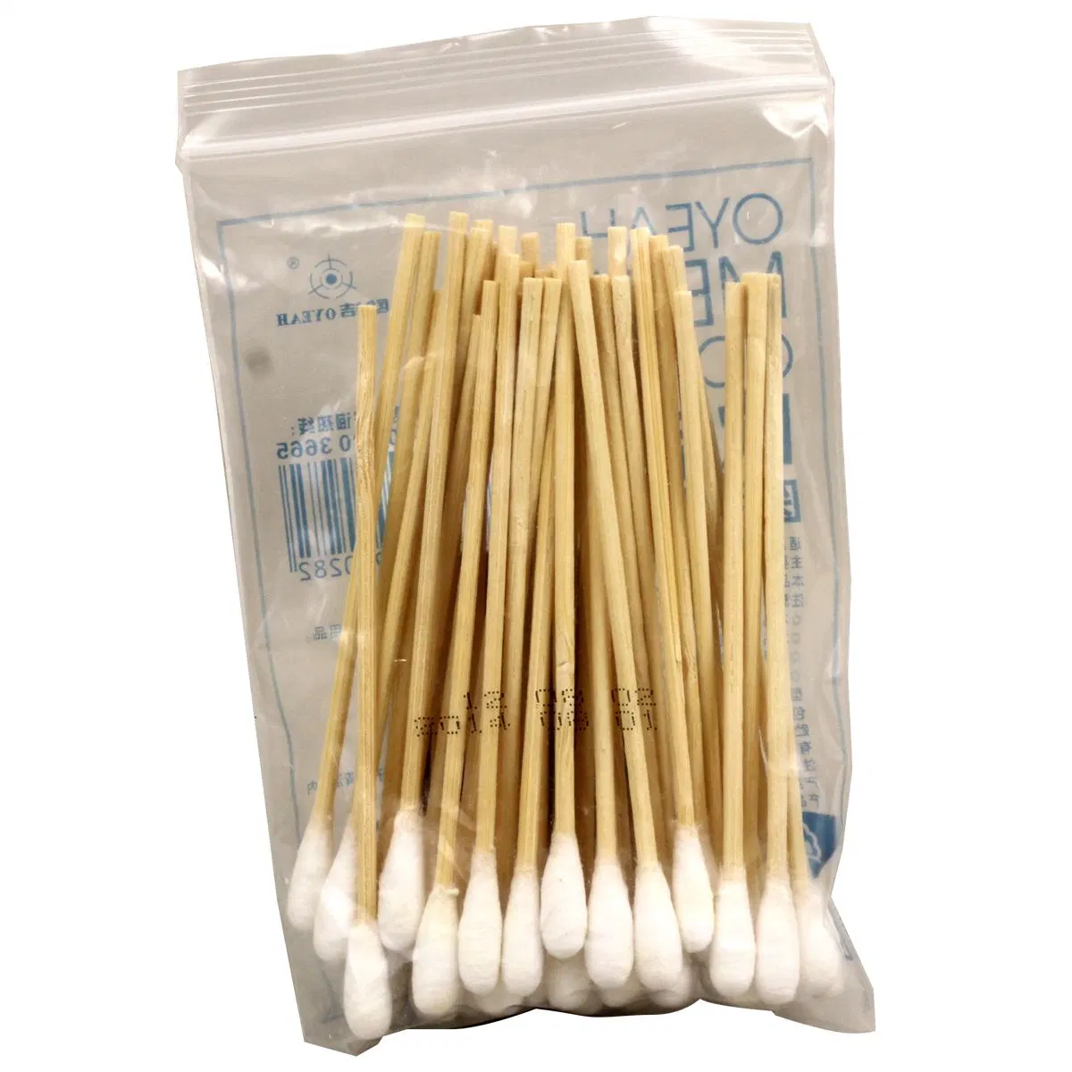 75mm 100mm Makeup Clean Pointed Wooden Cotton Swab