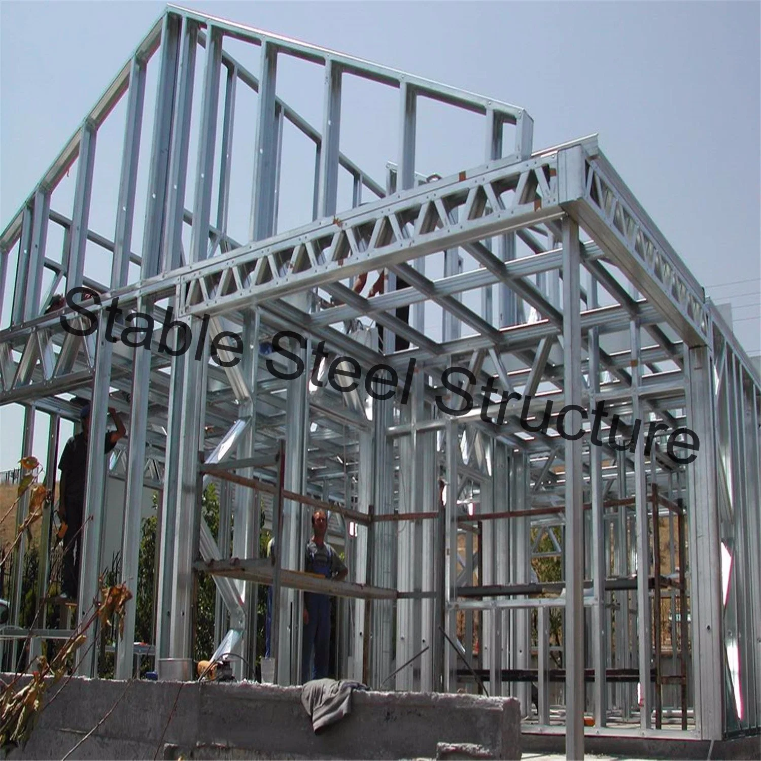 Prefab Modern Light Steel Frame Structure House Metal Villa Home for Sale