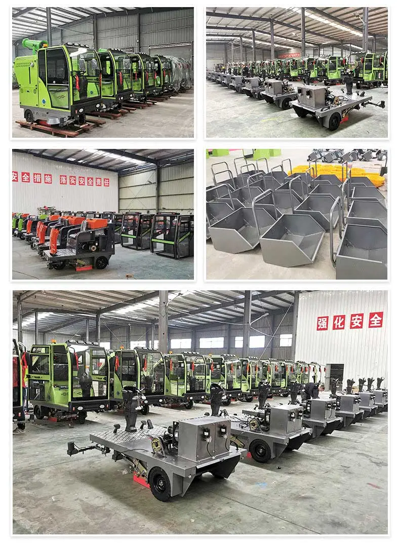 Automatic Ride on Battery Powered Electric Road Steet Floor Sweeper Industrial/Commercial Warehouse/Workshop Sites Sweeping/Cleaning/Washing/Scrubb Machine