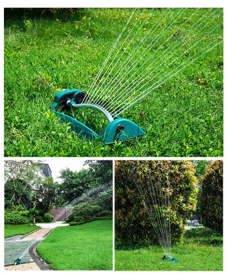 15-Hole Plastic Swing Sprinkler Garden Vegetable Patch