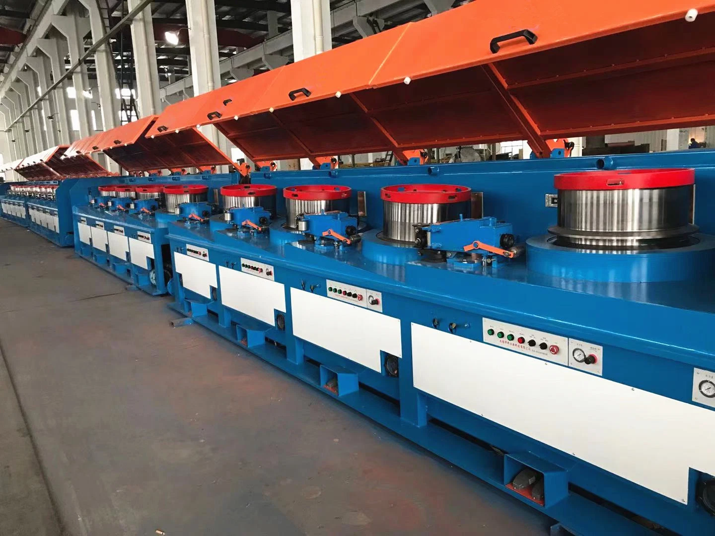 11 Drums Straight Line Wire Drawing Making Machine