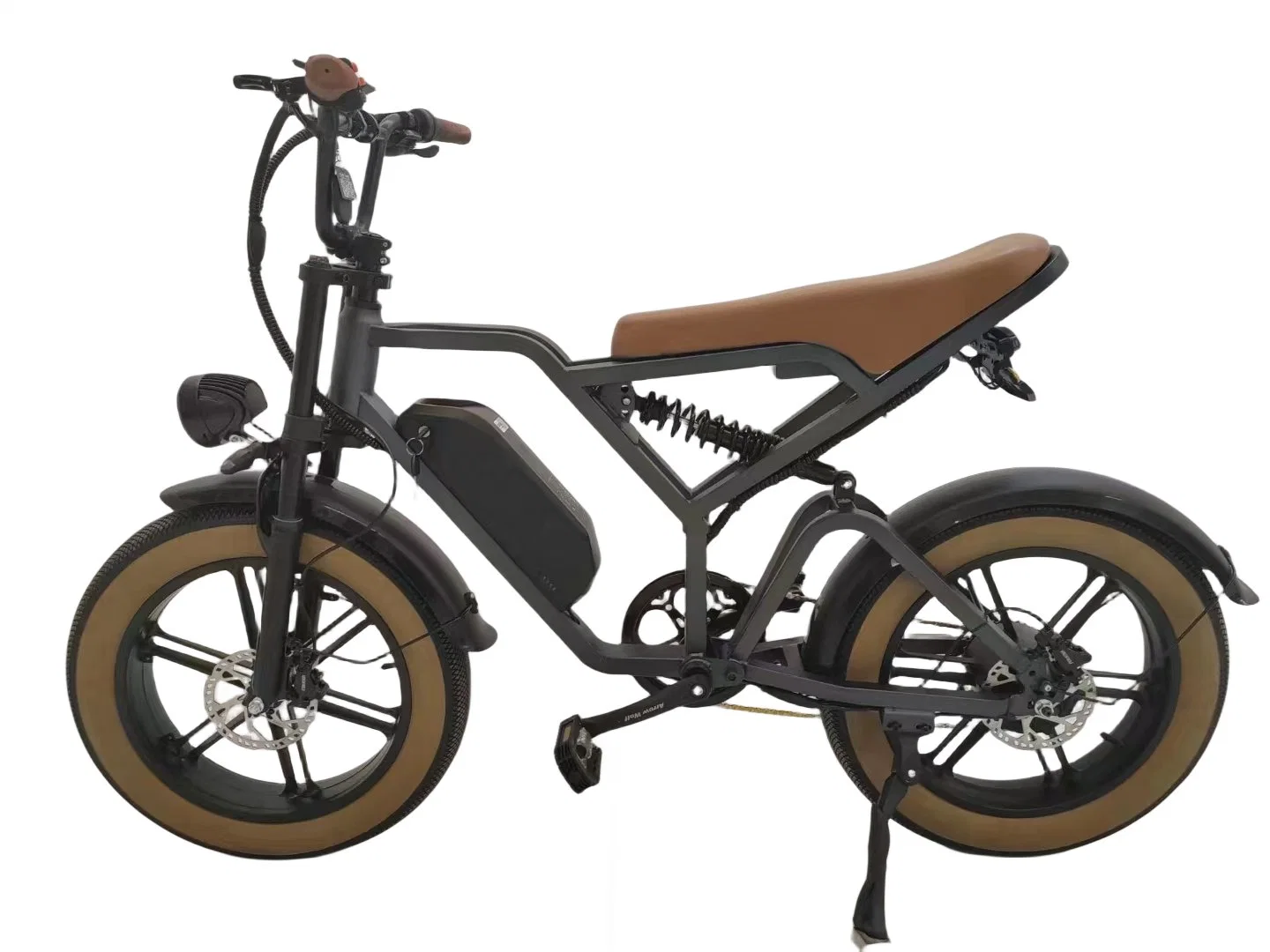 Power Full Suspension Hybrid E-Bike Ebike Fat Tire Bicycle Electric Bike