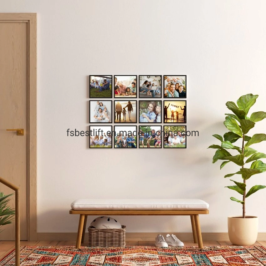 New Design Bestile Square Restickable Removal Photo Frames for Wall Art