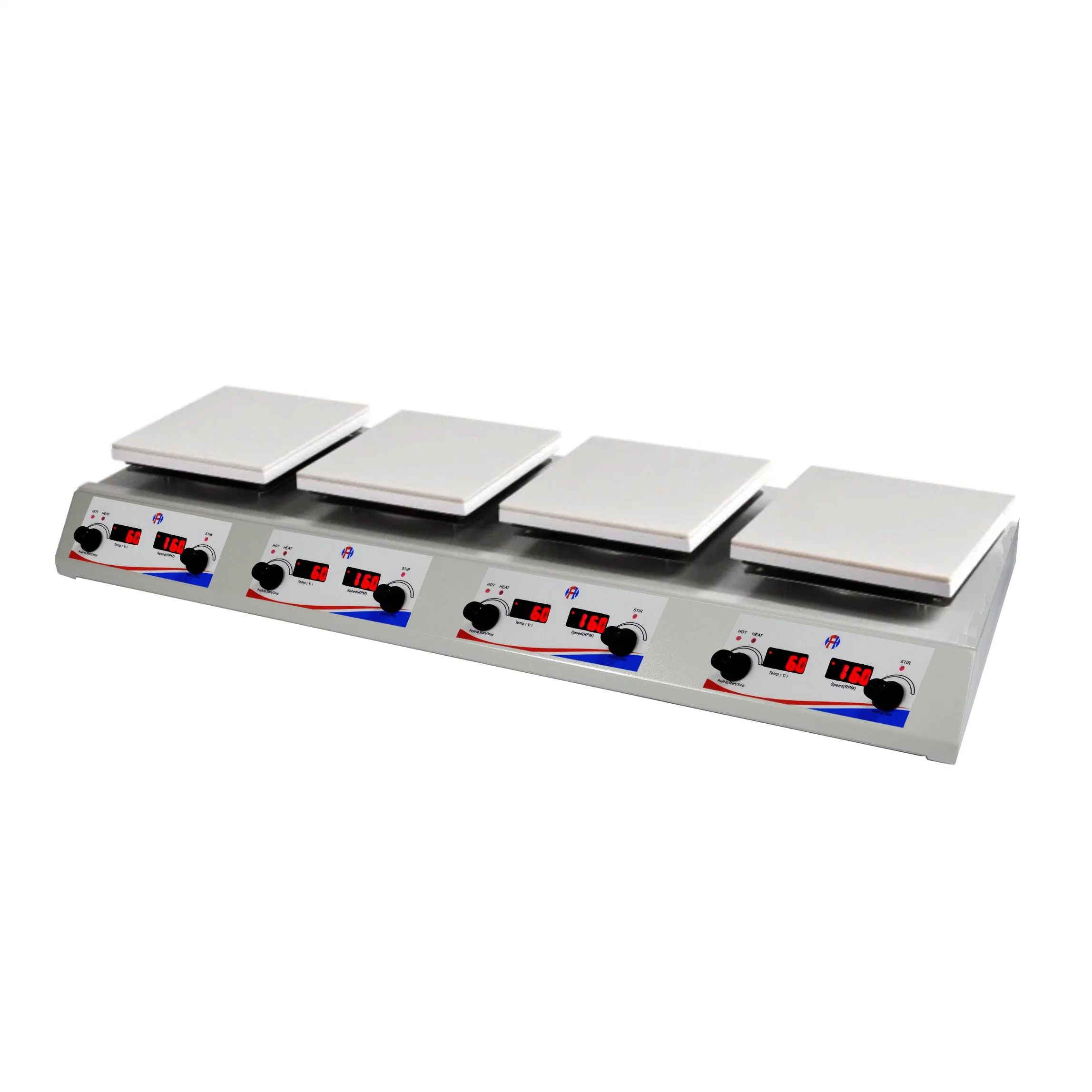 Hfh Hshc-4p Affordable Factory Manufacturing Laboratory Multi Panel High Speed Magnetic Heating Stirrer Hot Plate Instrument Equipment