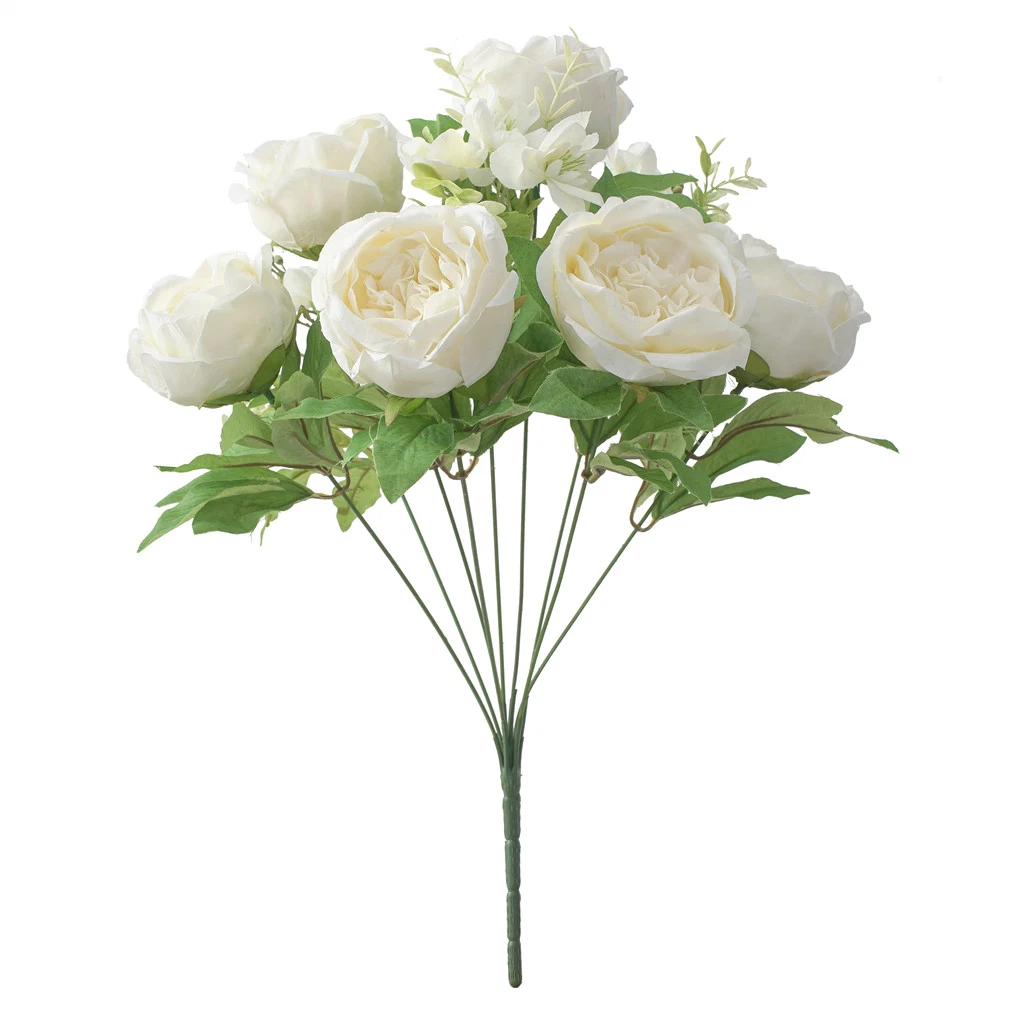 Artificial Flower Manufacturer Simulation Silk Rose