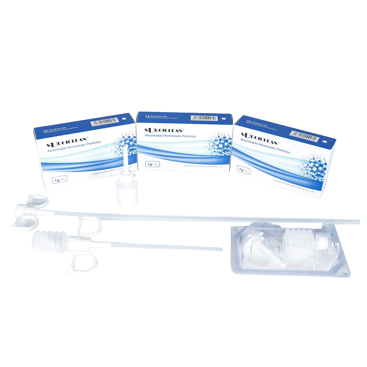 CE Approved Surgiclean Absorbable Hemostatic Particles Hemostatic Powder for Stop Bleeding Rapid Haemostasis