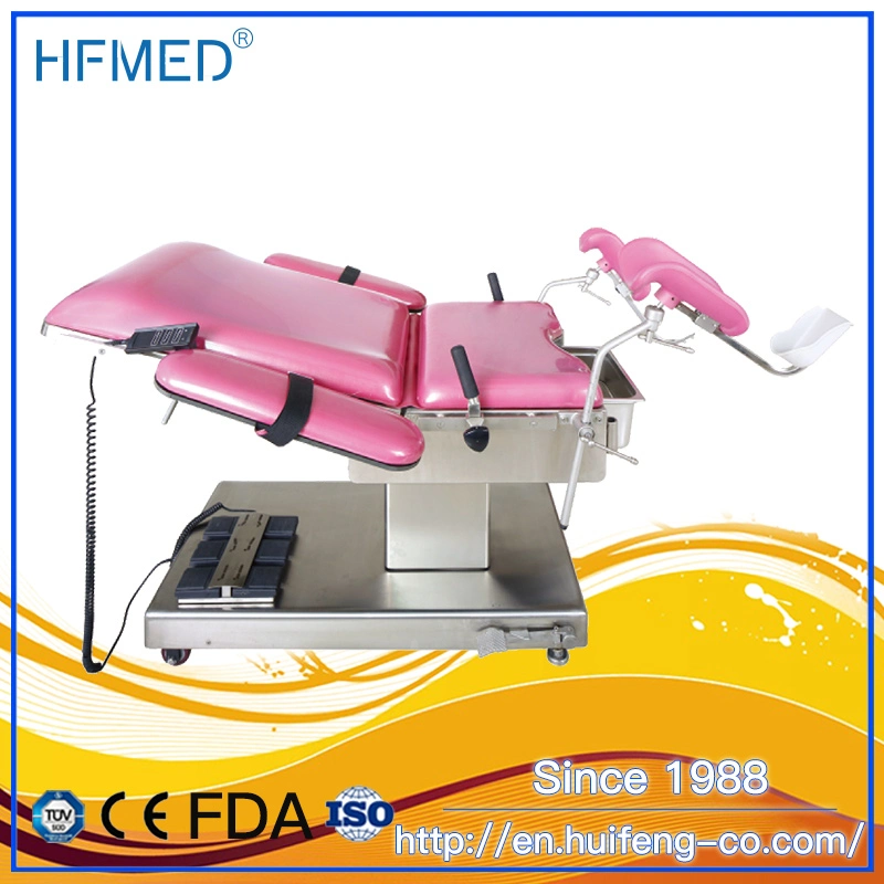 Electric Stainless Steel Obstetric Delivery Surgical Table (HFEPB99B)