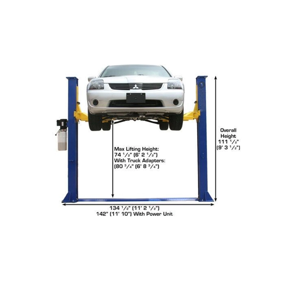 Two Post Lift Car Lift Garage Equipment 2 Post Car Service Equipment