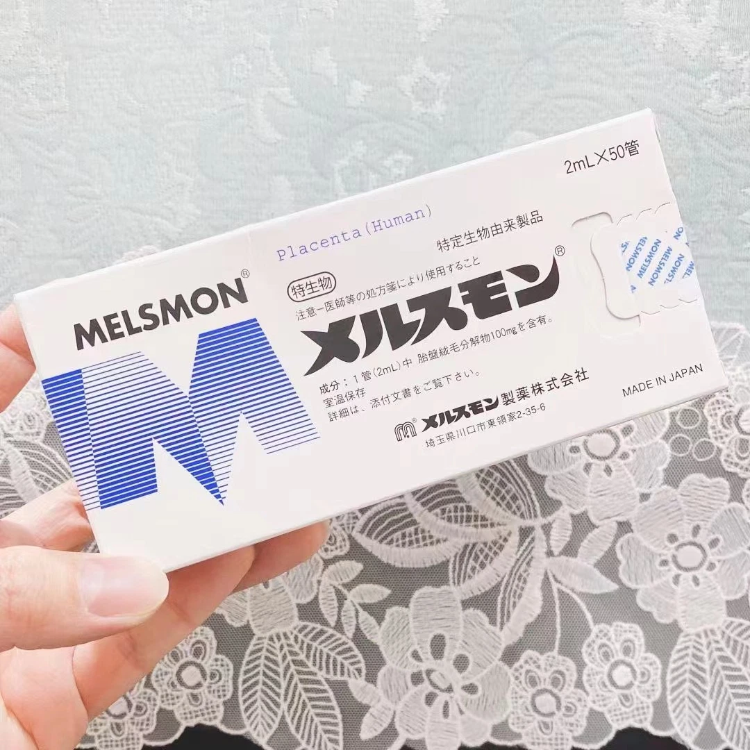 Supply Placenta Melsmon Human Placenta (50 ampules) From Jbp Japan Whitening for Mesotherapy Skin Care