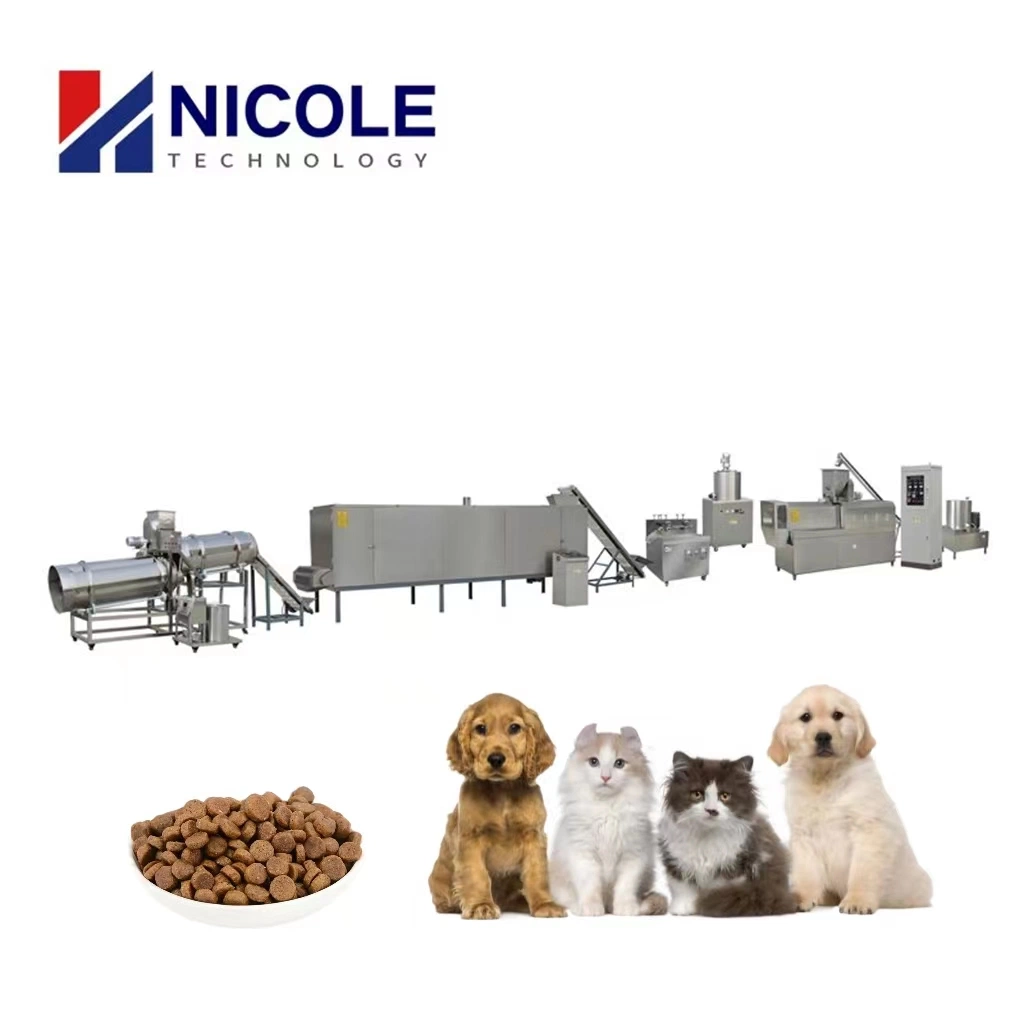 Automatische Tierfutter Pellet Extrusion Haustier Katze Hund Lebensmittel Herstellung Verarbeitungsmaschine