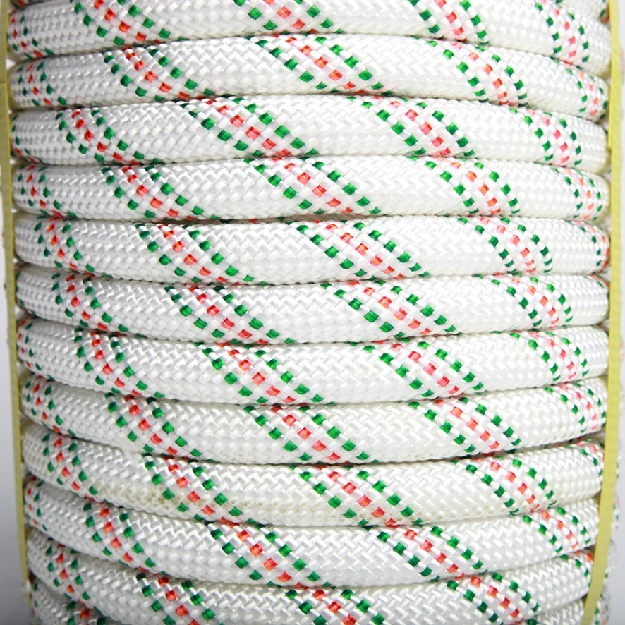 Factory High quality/High cost performance  Nylon Polyester 12mm Outdoor Construction Safety Rope