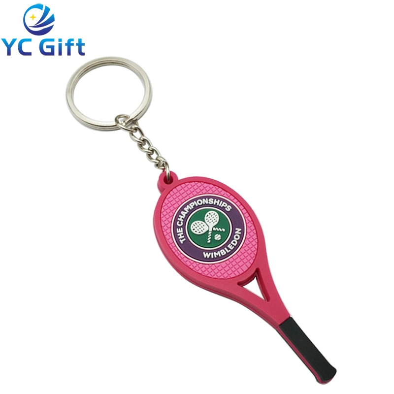 Custom Personalized Heart Soft PVC Keyrings Fashion Decoration Accessories Blank Plastic Keyholder Keyfob Promotional Gifts for Love Activities