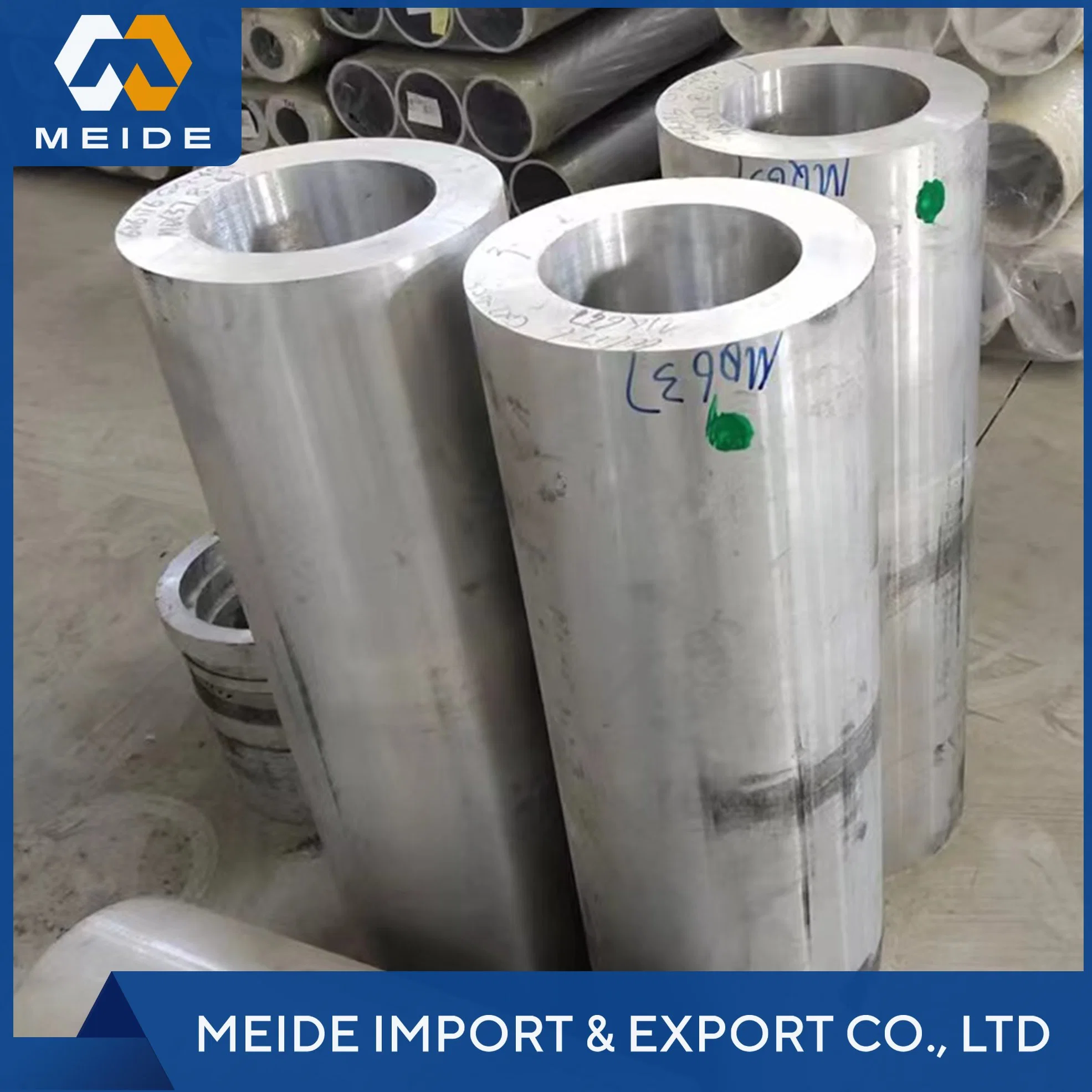 High Strength Industrial Structural Parts 6060 En-Aw-6060 6061 A6061 Almg1sicu Almg1sicu H20 Square Round Shaped Aluminum Pipe for Trucks/Tower Buildings/Ships