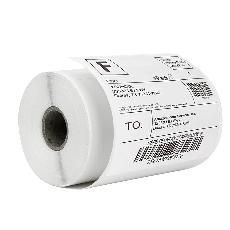 Factory Price 4"*6" Inch * 500 Self-Adhesive Thermal Label for Label Printer