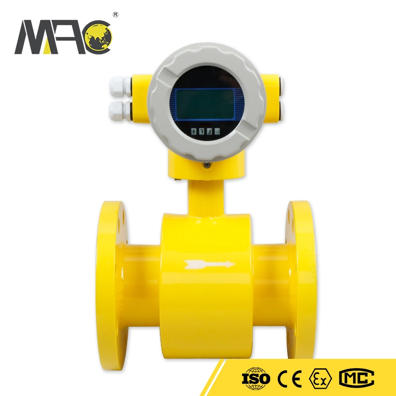 Digital Clamping 4-20mA Output Water Electromagnetic Flow Meter