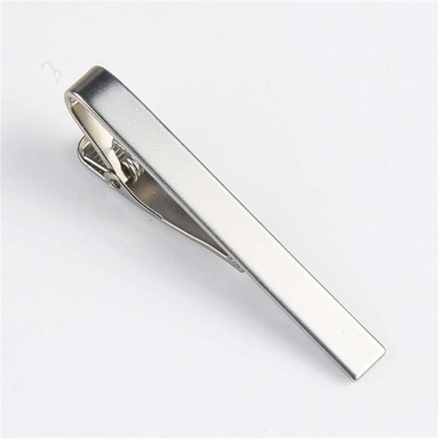 Hot Selling Men Matte Colors Custom Metal Brass Blank Tie Bar Clip