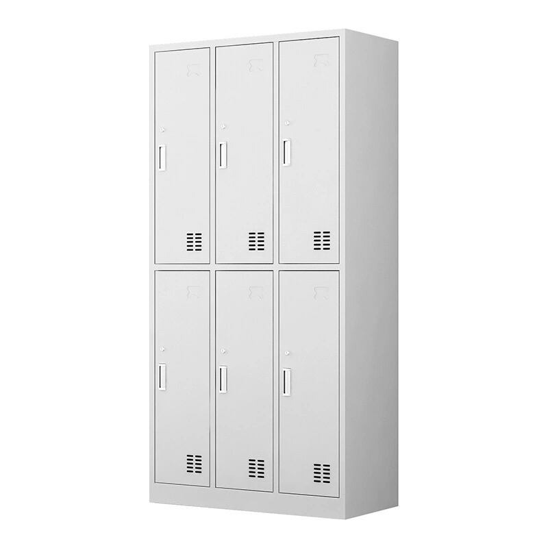 Six Door Cabinet Office School Iron 6-Door Cabinet Staff Cabinet