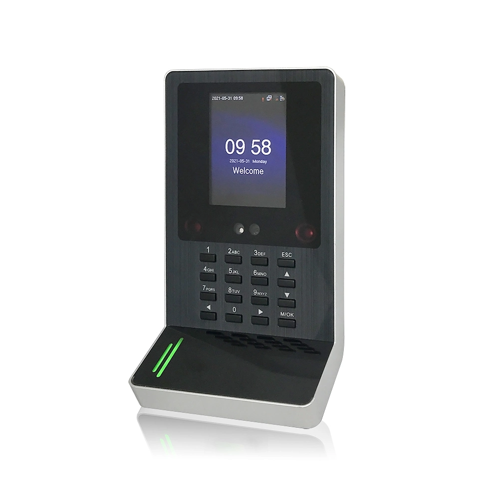 Built-in WiFi and TCP Web Based Biometric Machine 2.8 Inch Color LCD RFID Card & Face Recognition System